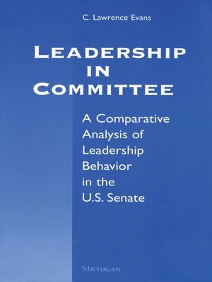 cover image of Leadership in Committee